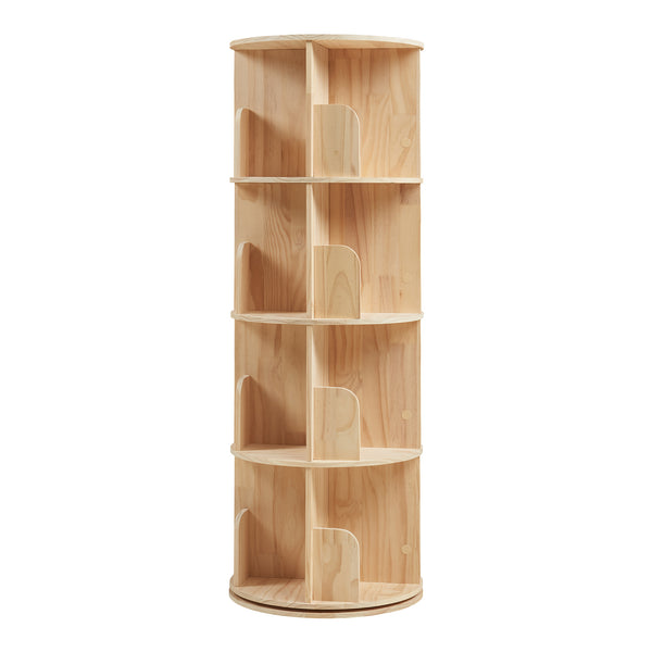 Kinderboekenkast Chasek naturel [en.casa]