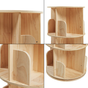 Kinderboekenkast Chasek naturel [en.casa]
