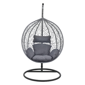 Hangstoel Capileira met standaard en kussens max 150 kg - 3 varianten