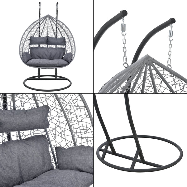 Hangstoel Capileira standaard kussens max 250 kg - 3 varianten