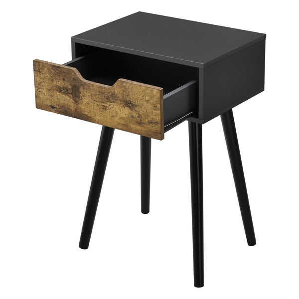 Bijzettafel nachtkastje Oestersund met lade 60x40x29,5 cm - 5 varianten