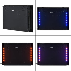 Elektrische haard met open haard vlameffect 1900 W - verschillende kleuren