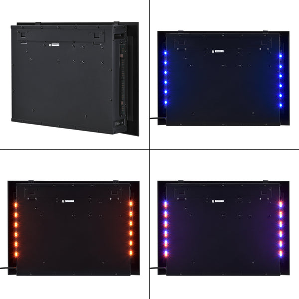 Elektrische haard met open haard vlameffect 1900 W - verschillende kleuren