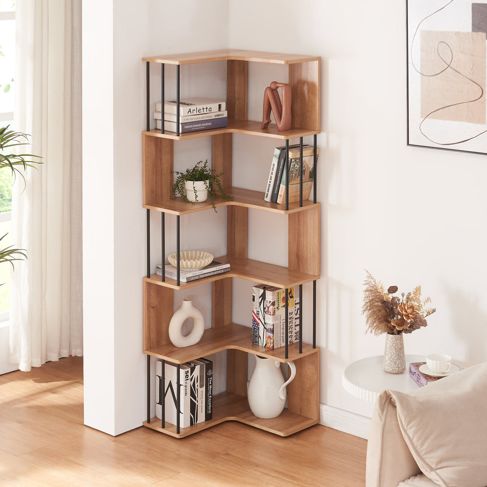 Boekenkast Afrel 160x54x54 cm [en.casa]