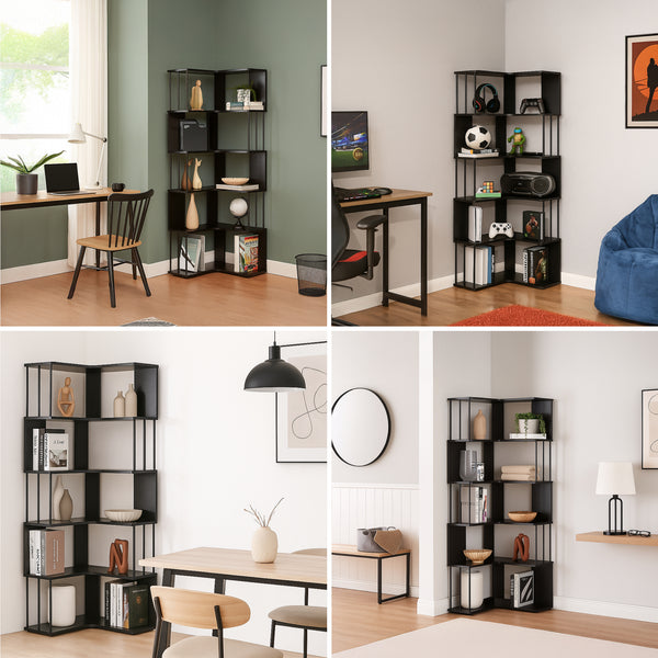 Boekenkast Afrel 160x54x54 cm [en.casa]