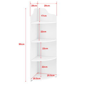 Hoekkast Bjurholm met 4 vakken kolomkast 90x28x28 cm - 2 varianten