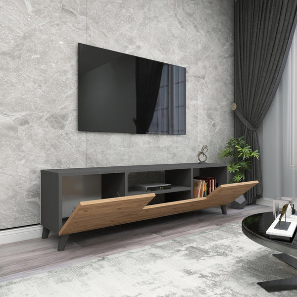 [en.casa] TV meubel Torsby 46x140x30 cm - 3 varianten