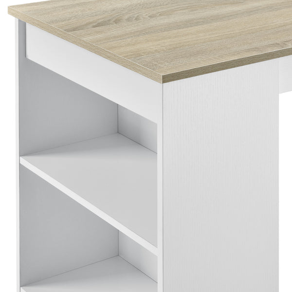 Bartafel met planken 110x50x103 cm - verschillende kleuren