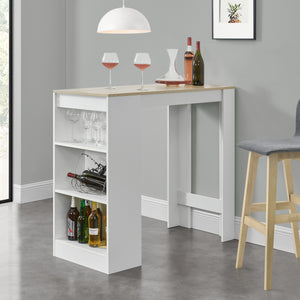 Bartafel met planken 110x50x103 cm - verschillende kleuren