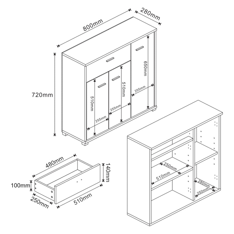 Maatschets [en.casa] Halmeubel Bobeck 72x80x28 cm - 3 varianten