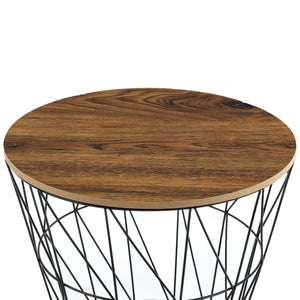 Bijzettafel 2 stuks set met afneembaar tafelblad - verschillende kleuren