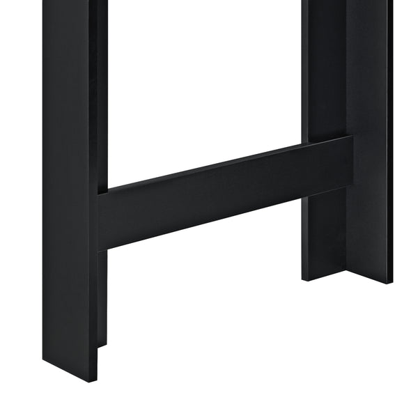 Bartafel Danderyd met 3 planken 120x60x105,5 cm [en.casa]
