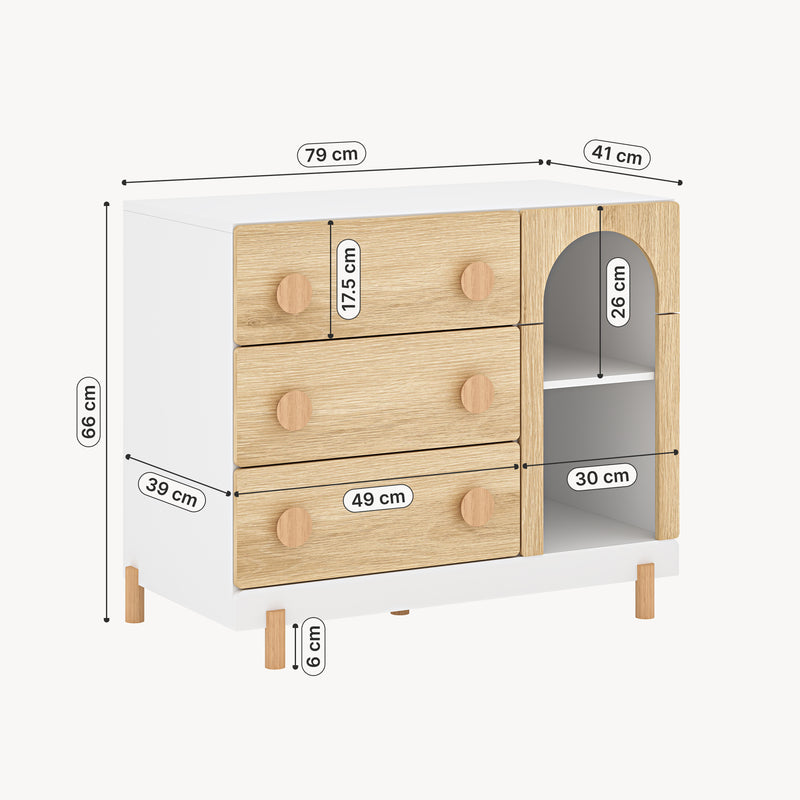 Maatschets Kindercommode Vaarentaa [en.casa]