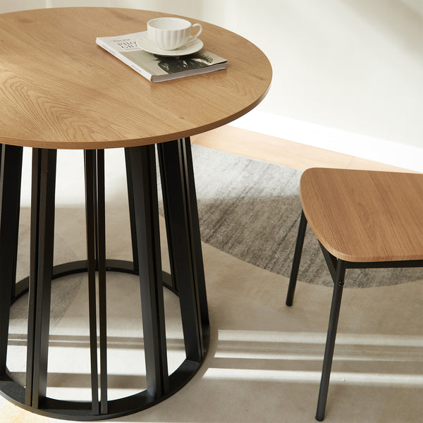 Eettafel Lensuu rond 80x76 cm [en.casa]
