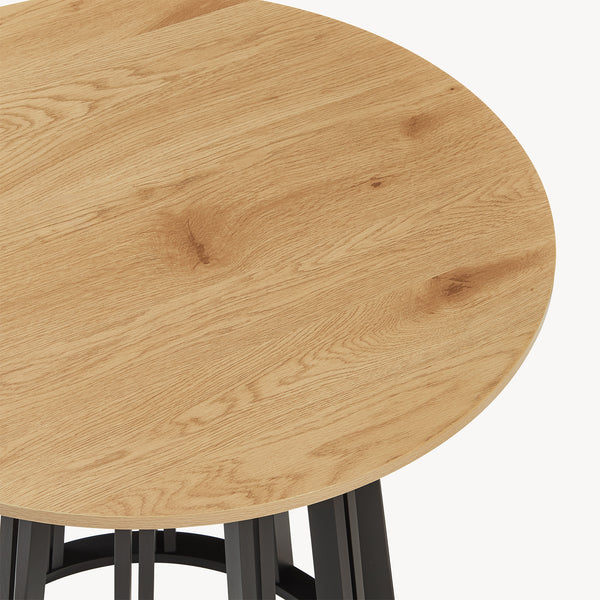 Eettafel Lensuu rond 80x76 cm [en.casa]
