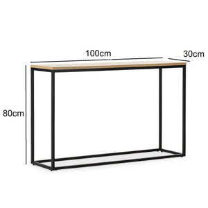 [en.casa] Console tafel Kittilä 80x100x30 cm - 2 varianten