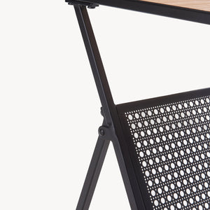 Bijzettafel Jäller met tijdschriftenrek 48x40x30 cm [en.casa]