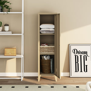 Lockerkast Kurikka metaal 137x38x38 cm [en.casa]