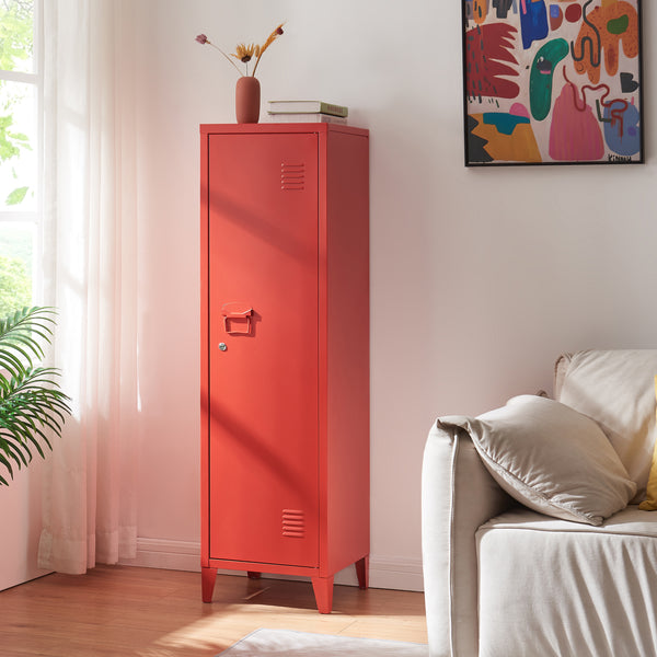 Lockerkast Kurikka metaal 137x38x38 cm [en.casa]