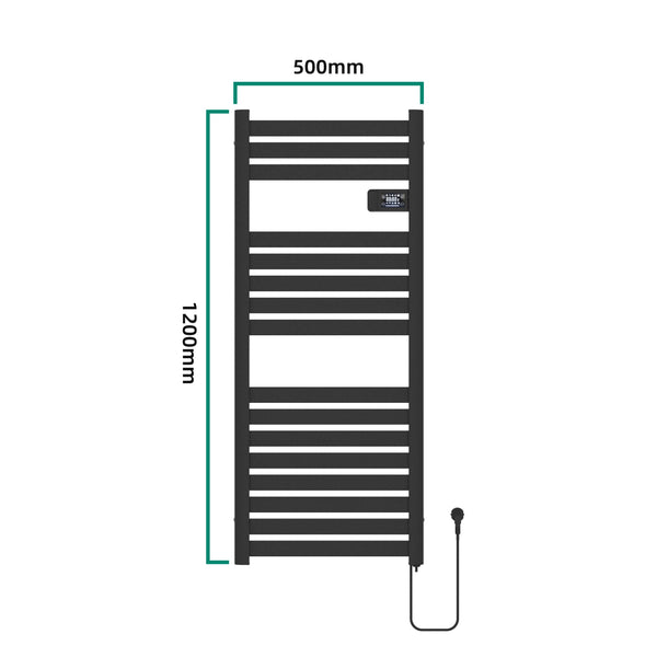 pro.tec Handdoekradiator Ringebu elektrisch 120x50x4,3 cm - 2 varianten