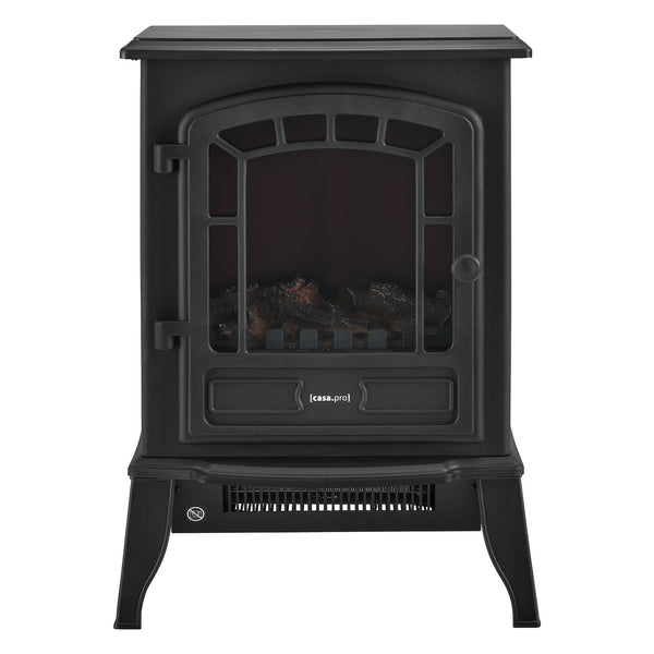 Elektrische haard sfeerhaard met vlameffect vrijstaand 39x24x56,5 cm - 2 kleuren