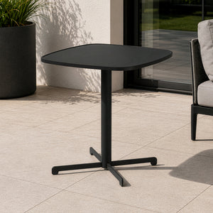 Outdoor bistrotafel Foggia 75x70x70 cm staal antracietgrijs [casa.pro]
