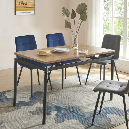 Eettafel Hemnes Eiken - Look in verschillende maten [en.casa] - premiumXL