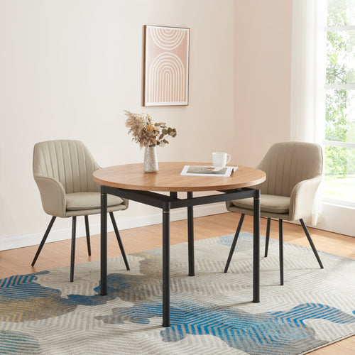 Eettafel Hemnes Eiken - Look in verschillende maten [en.casa] - premiumXL