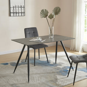 Eettafel Fitjar Beton - Look in verschillende maten [en.casa] - premiumXL