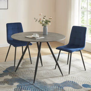 Eettafel Fitjar Beton - Optiek in verschillende maten [en.casa] - premiumXL