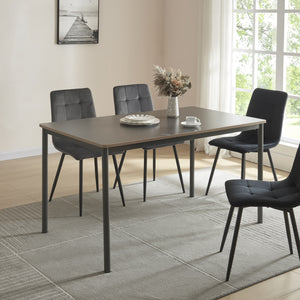 Eettafel Lindesberg Grijs in verschillende maten [en.casa] - premiumXL