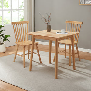 Eettafel Klijori tafel rubberhout [en.casa]