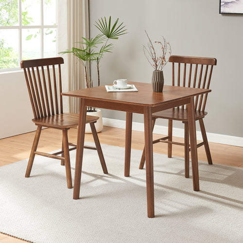 Eettafel Klijori tafel rubberhout [en.casa]
