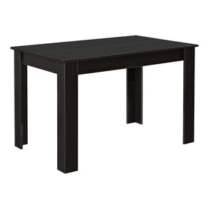 Design eettafel Skien hoogglans 117x76x74 cm walnoot