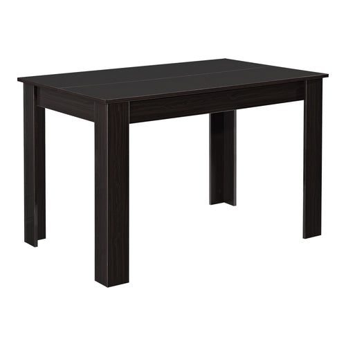 Design eettafel Skien hoogglans 117x76x74 cm walnoot
