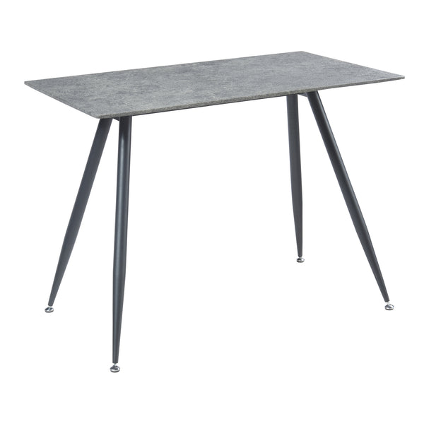 [en.casa] Eettafel Fitjar betonkleurig en zwart - 4 varianten