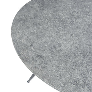 [en.casa] Eettafel Fitjar betonkleurig en zwart - 4 varianten