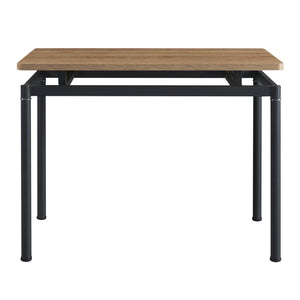 [en.casa] Eettafel Hemnes eikenkleurig en zwart - 4 varianten