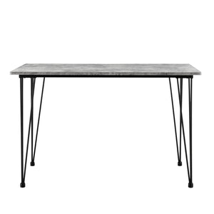 Eettafel Bordeaux 120x70x75 cm MDF en staal - verschillende kleuren