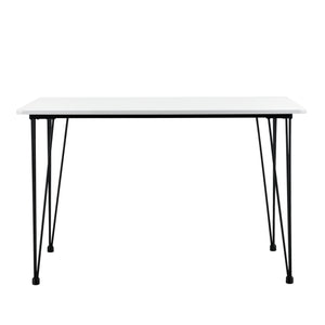 Eettafel Bordeaux 120x70x75 cm MDF en staal - verschillende kleuren