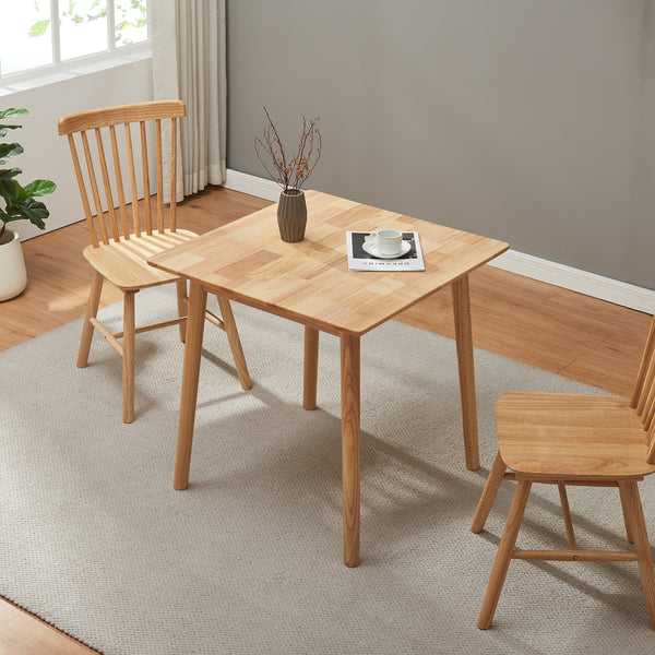 Eettafel Klijori tafel rubberhout [en.casa]