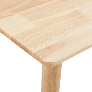 Eettafel Klijori tafel rubberhout [en.casa]