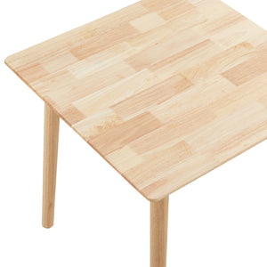 Eettafel Klijori tafel rubberhout [en.casa]