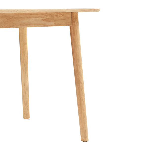 Eettafel Klijori tafel rubberhout [en.casa]