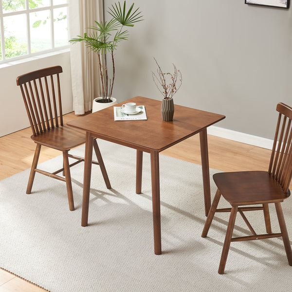 Eettafel Klijori tafel rubberhout [en.casa]
