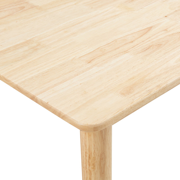 Eettafel Klijori tafel rubberhout [en.casa]
