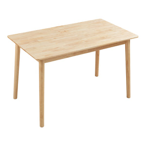 Eettafel Klijori tafel rubberhout [en.casa]