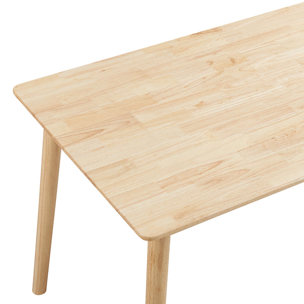 Eettafel Klijori tafel rubberhout [en.casa]