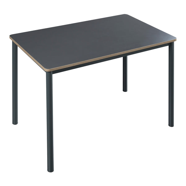[en.casa] Eettafel Lindesberg grijs eikenkleurig en zwart - 4 varianten
