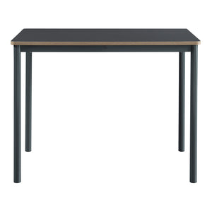 [en.casa] Eettafel Lindesberg grijs eikenkleurig en zwart - 4 varianten